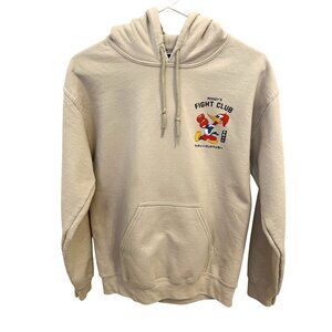 Riot Society Men's Teen Medium Beige Woody Hoodie Sweatshirt Woody's Fight Club